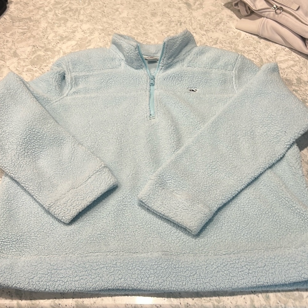 Vineyard vines Sherpa quarter zip